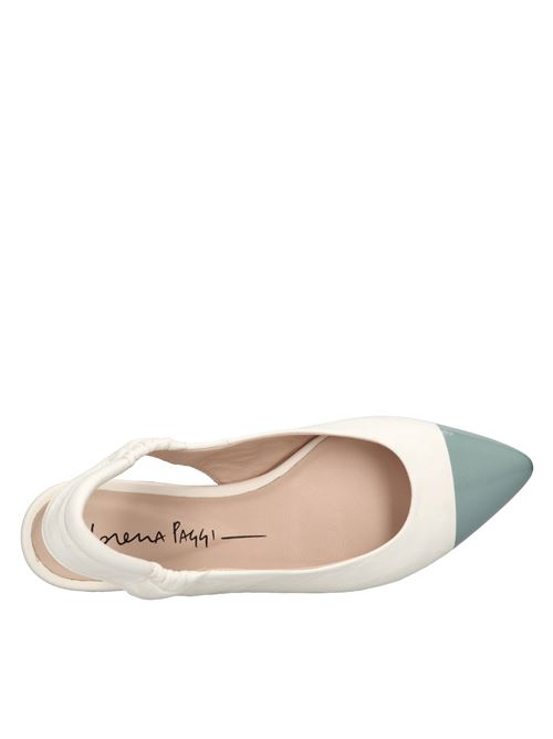Ballerine slingback in pelle LORENA PAGGI | 31205 PLONGEBIANCO-VERDE